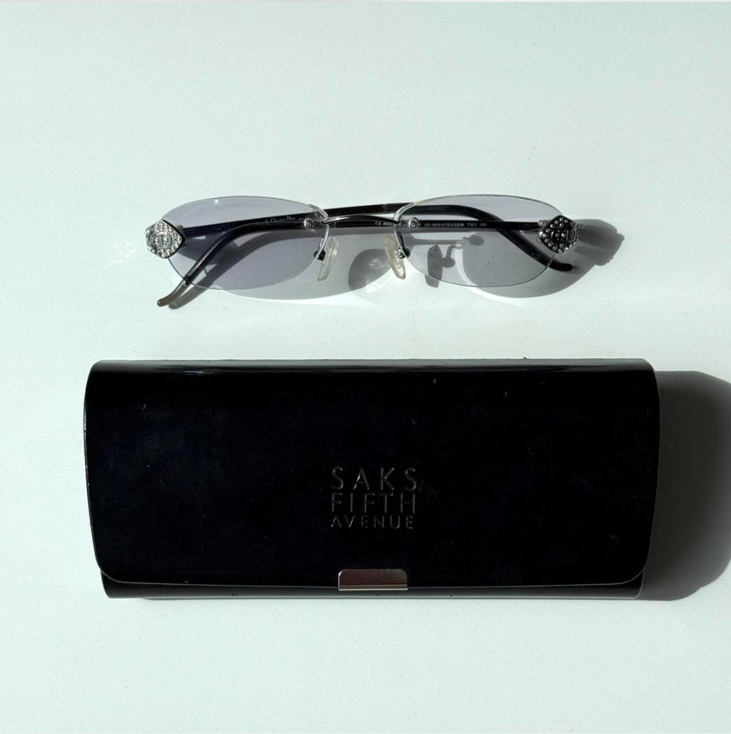 2000s DIOR STONE JEWEL GLASSES