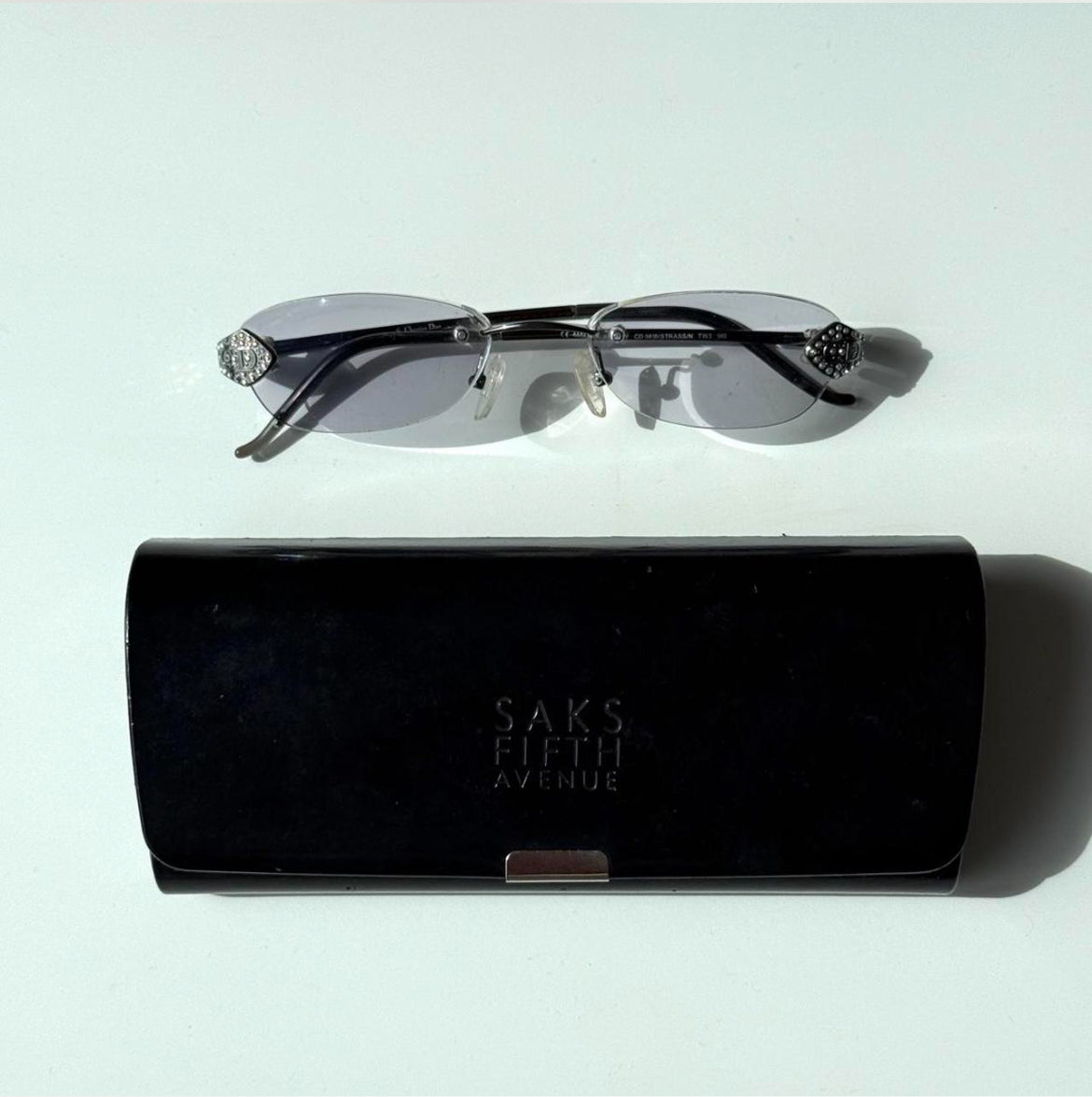 2000s DIOR STONE JEWEL GLASSES