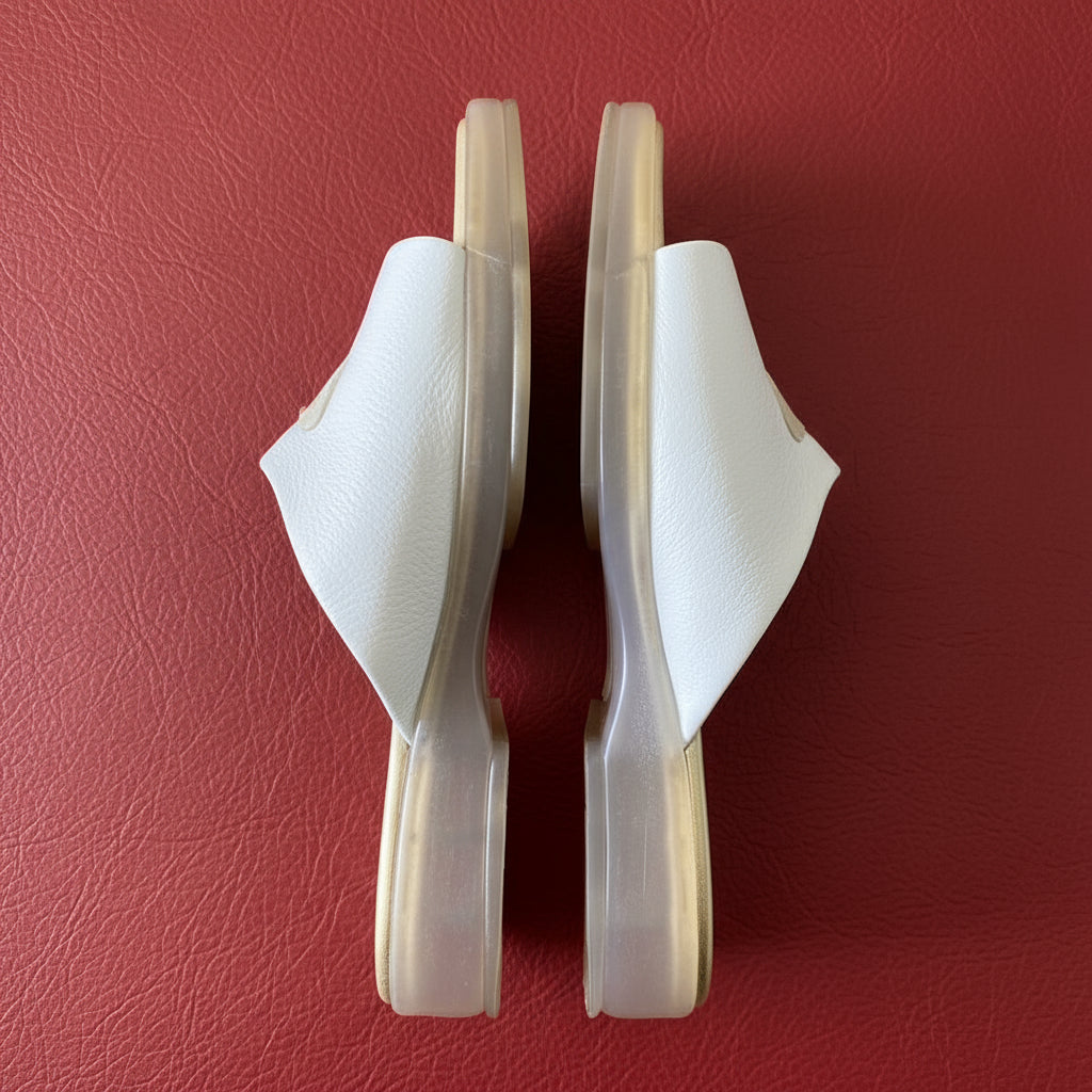 6.5US JELLY SOLE MULE SANDALS CHANEL