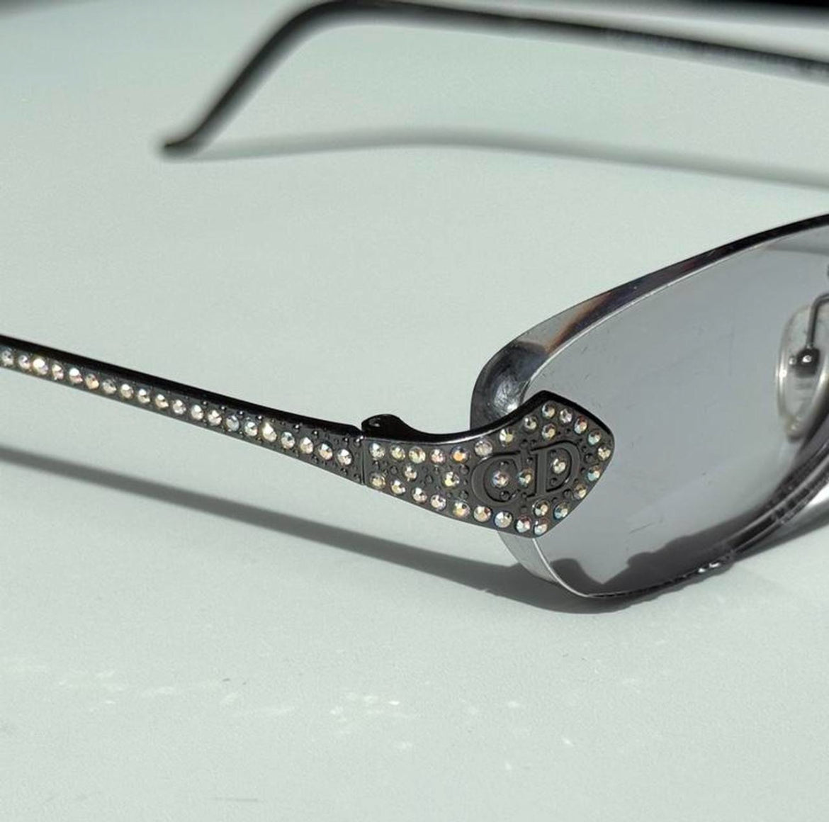2000s DIOR STONE JEWEL GLASSES