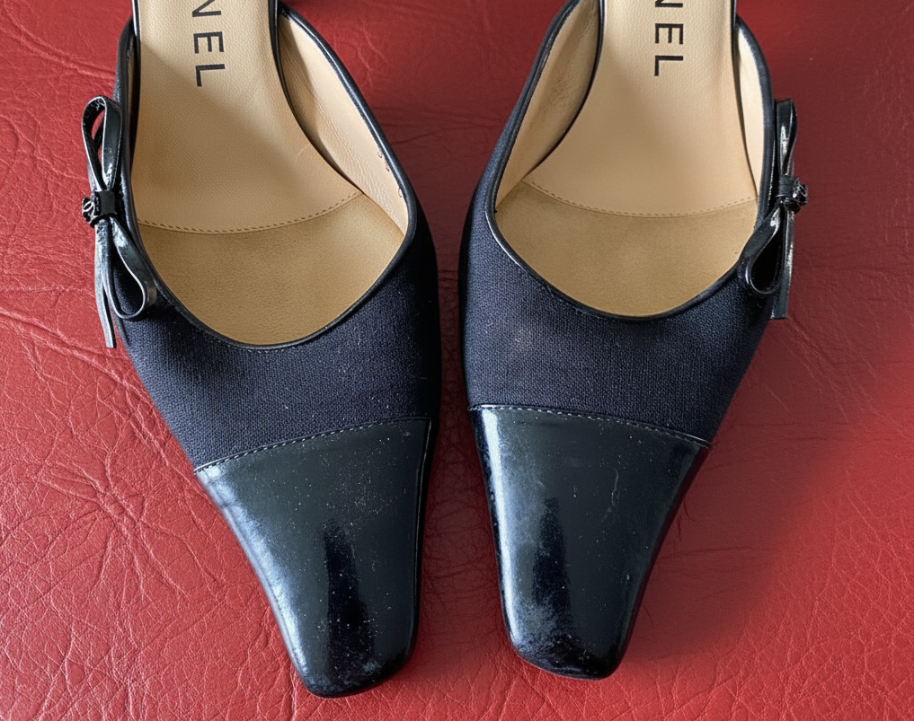 5US CHANEL KITTEN HEEL