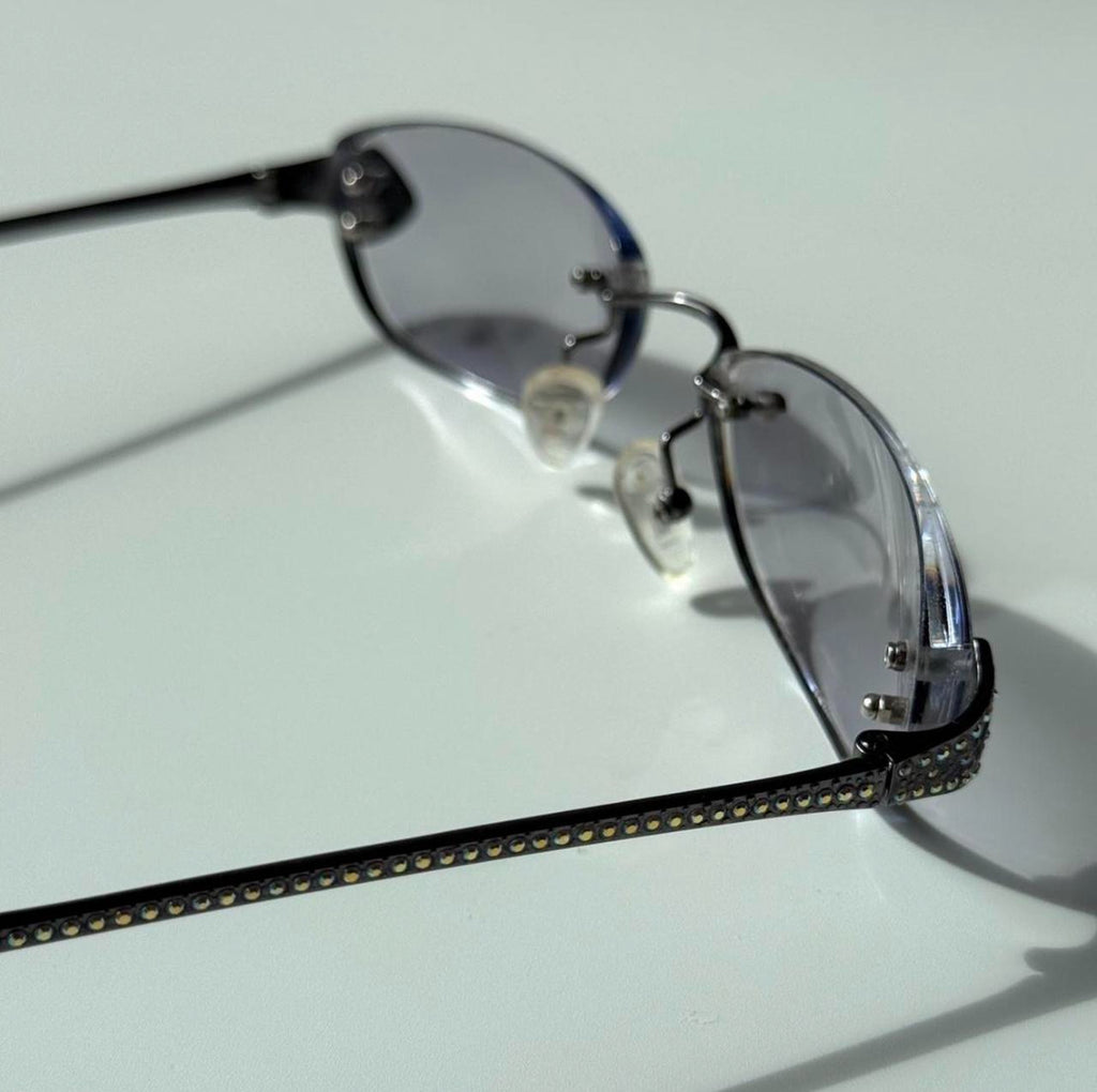 2000s DIOR STONE JEWEL GLASSES